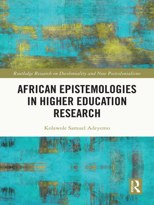 cover image of African Epistemologies in Higher Education Research